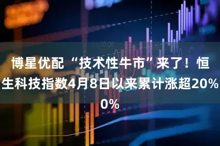 博星优配 “技术性牛市”来了！恒生科技指数4月8日以来累计涨超20%