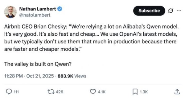 百进配资 中国模型打服硅谷：Airbnb联创CEO感叹又快又好又便宜！把ChatGPT合作都拒了